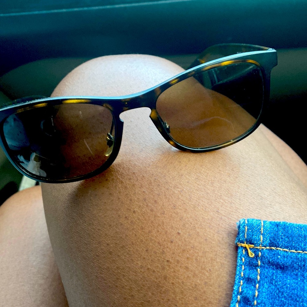 Ray-Ban Chromance Polorized Tortoise Size LG 55-18